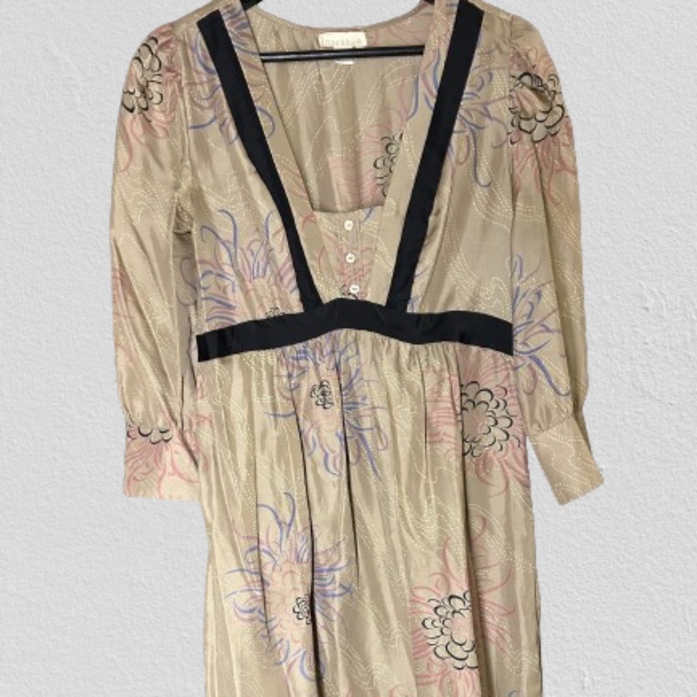 Vintage silk midi dress
